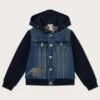 MONSOON Duggie Dinosaur Denim Jacket Blue