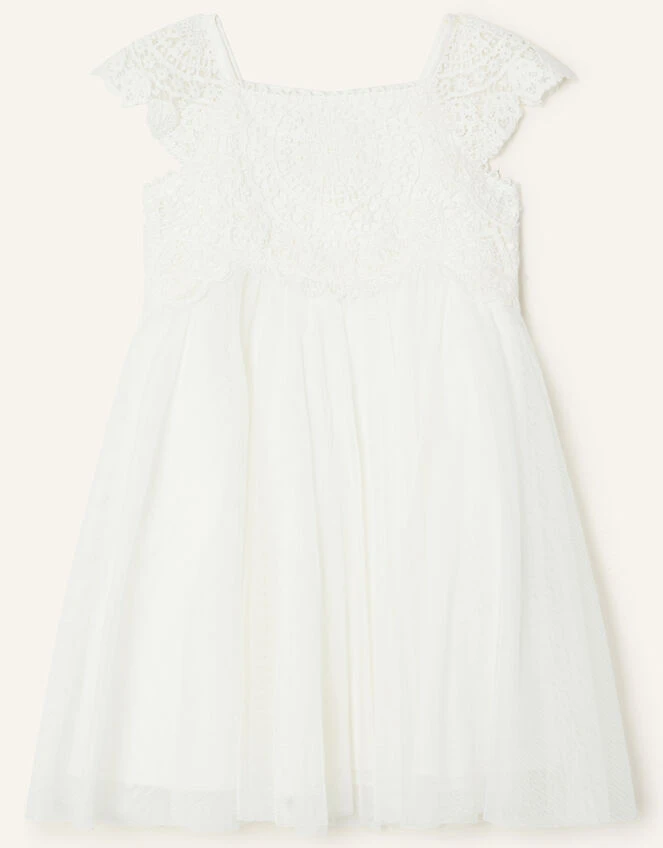 MONSOON Baby Estella Dress Ivory 1 MONSOON Baby Estella Dress Ivory