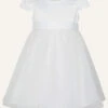 MONSOON Baby Tulle Skirt Bridesmaid Dress Ivory