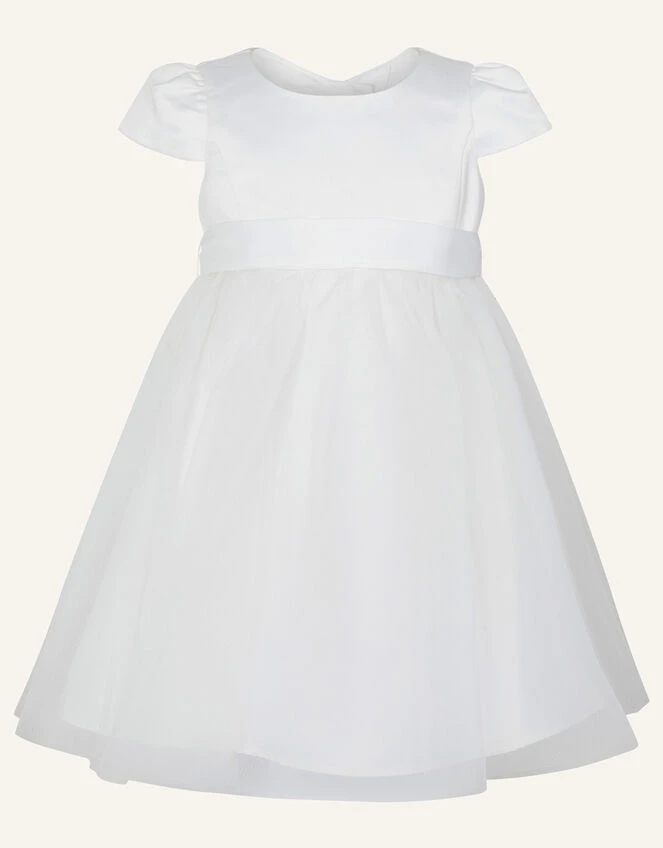 MONSOON Baby Tulle Skirt Bridesmaid Dress Ivory 1 MONSOON Baby Tulle Skirt Bridesmaid Dress Ivory