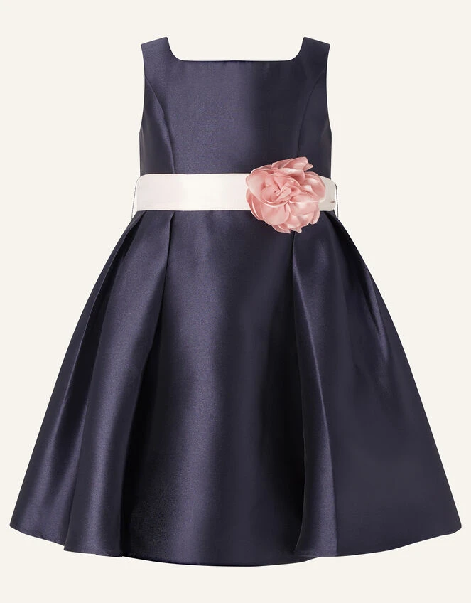 MONSOON Baby Audrey Duchess Twill Dress Blue 1 MONSOON Baby Audrey Duchess Twill Dress Blue