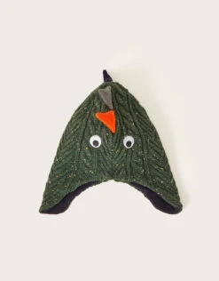 MONSOON Stewie 3D Dinosaur Hat Green