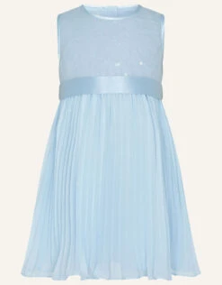 MONSOON Baby Keita Sequin Dress Blue