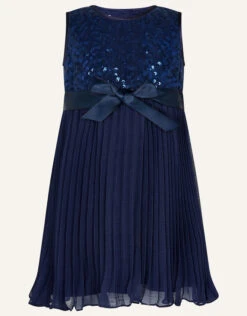 MONSOON Baby Keita Dress Blue