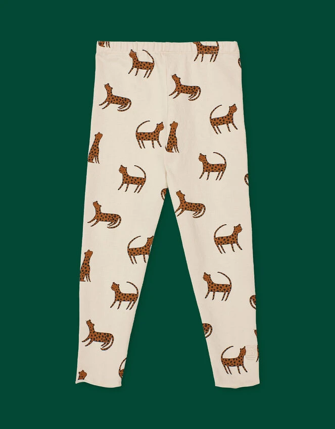 Liewood Marie Leopard Print Leggings Cream 1 Liewood Marie Leopard Print Leggings Cream