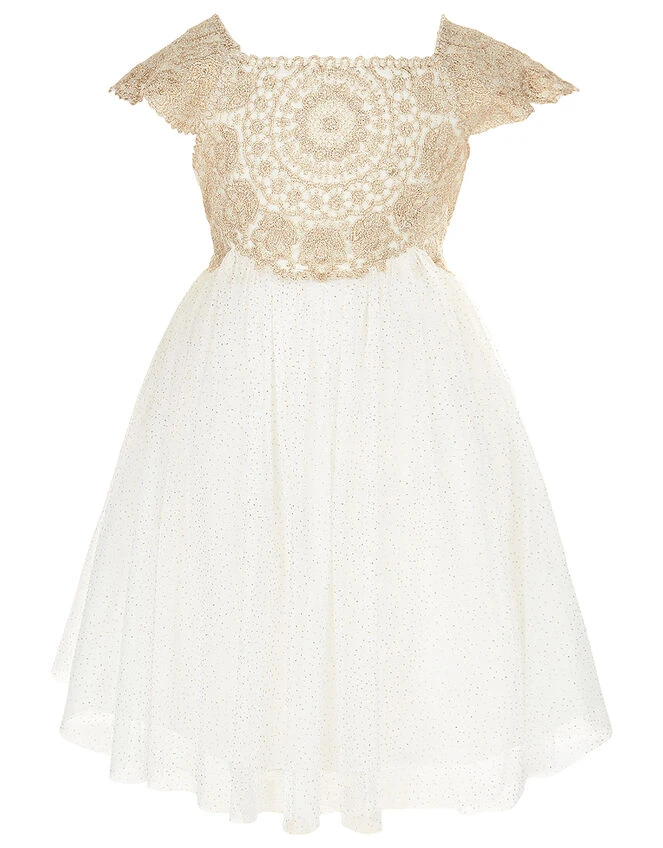 MONSOON Baby Estella Dress Gold 1 MONSOON Baby Estella Dress Gold