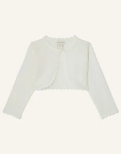MONSOON Baby Niamh Cardigan Ivory