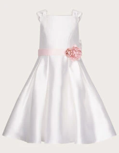 MONSOON Audrey Duchess Twill Bridesmaid Dress Ivory