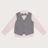 MONSOON Three-Piece Waistcoat And Shirt Set Grey