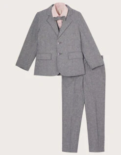 MONSOON Bow Tie Five-Piece Suit Grey