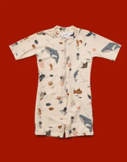 Liewood Max Sea Creature Jumpsuit Camel