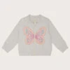 MONSOON Baby Butterfly Bomber Jacket Grey