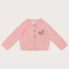 MONSOON Newborn Butterfly Cardigan Pink