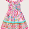 MONSOON Baby Heritage Floral Dress Pink