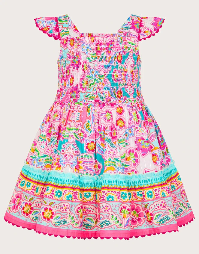 MONSOON Baby Heritage Floral Dress Pink 1 MONSOON Baby Heritage Floral Dress Pink