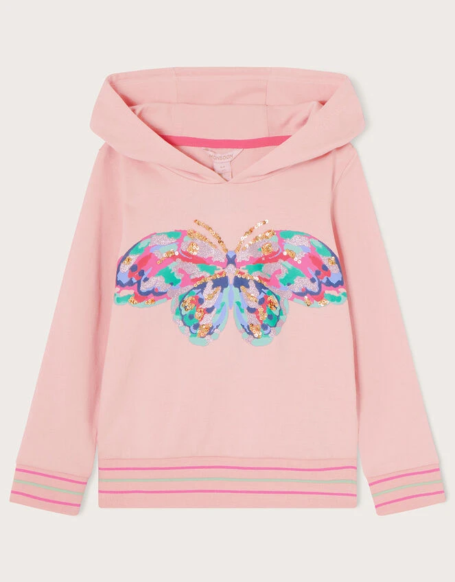 MONSOON Butterfly Hoodie Pink 1 MONSOON Butterfly Hoodie Pink