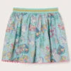 MONSOON Unicorn Print Skirt Blue