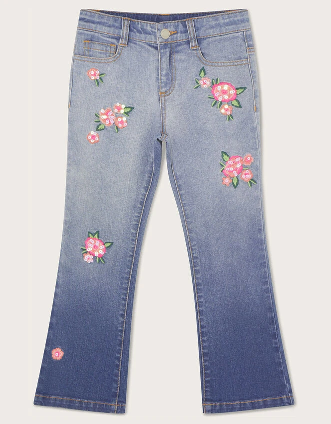 MONSOON Flower Embroidered Jeans Blue 1 MONSOON Flower Embroidered Jeans Blue