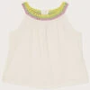 MONSOON Crochet Neckline Cami Top Ivory