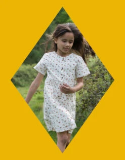 Little Green Radicals Spring Flowers Button Through Dress Multi