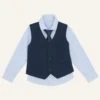 MONSOON Adam Three-Piece Waistcoat Set Blue