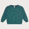 MONSOON Embroidered Safari Animal Sweater Green