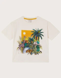 MONSOON Safari Print T-Shirt Multi