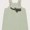 MONSOON Newborn Crocodile Dungarees Green