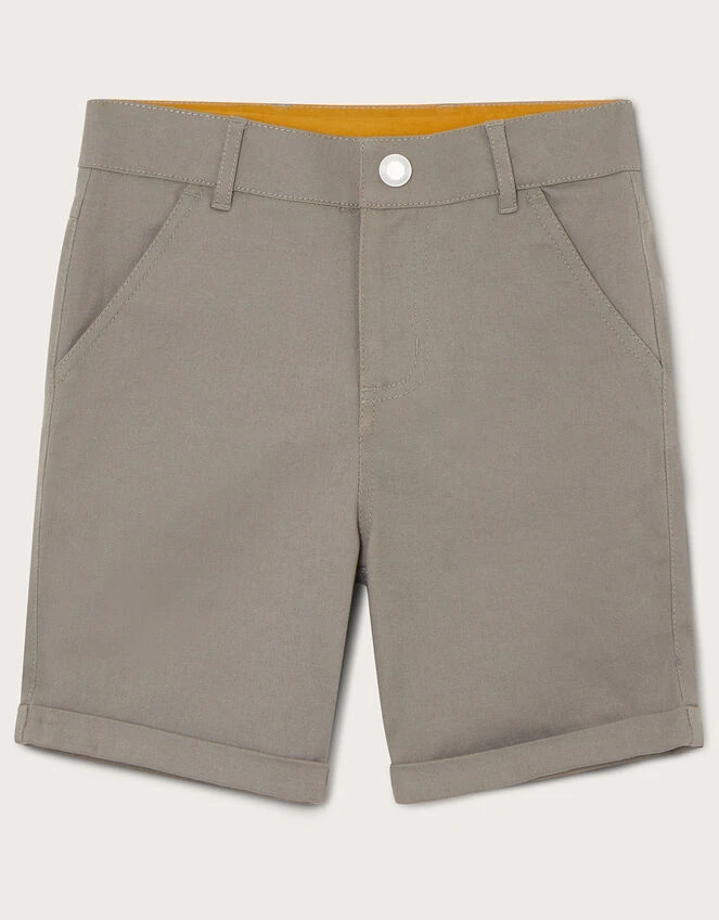 MONSOON Chino Easy Fastening Shorts Grey 1 MONSOON Chino Easy Fastening Shorts Grey