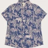 MONSOON Safari Animal Print Shirt WWF-UK Collaboration Blue