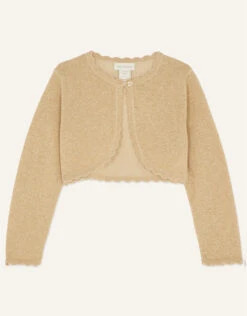MONSOON Baby Niamh Cardigan Gold