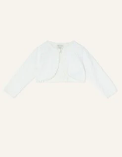 MONSOON Baby Lace Cardigan Ivory