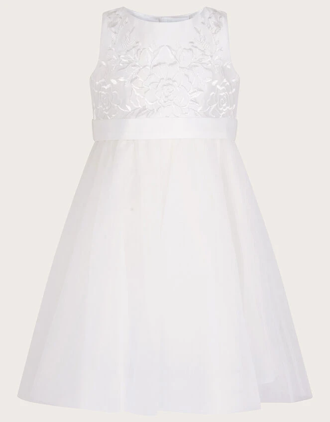 MONSOON Baby Odette Alice Tulle Dress Ivory 2 MONSOON Baby Odette Alice Tulle Dress Ivory - Image 2