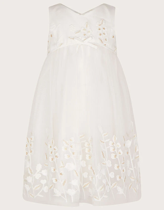 MONSOON Baby Lilly Embroidered Meadow Maxi Dress Ivory 1 MONSOON Baby Lilly Embroidered Meadow Maxi Dress Ivory