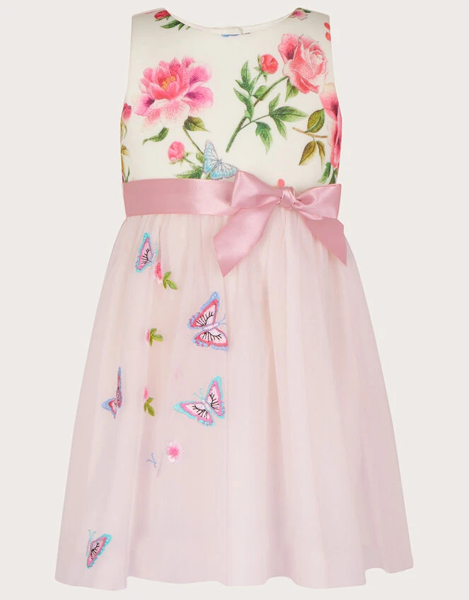 MONSOON Baby Artisan Rose Scuba Dress Ivory 1 MONSOON Baby Artisan Rose Scuba Dress Ivory