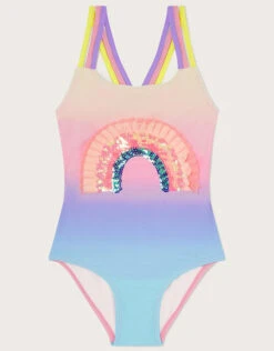 MONSOON Ombre Rainbow Swimsuit Multi