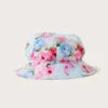 MONSOON Baby Posey Floral Hat With UPF50+ Protection Green