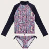 MONSOON Paisley Two Piece Swim Set With UPF50+ Protection Multi