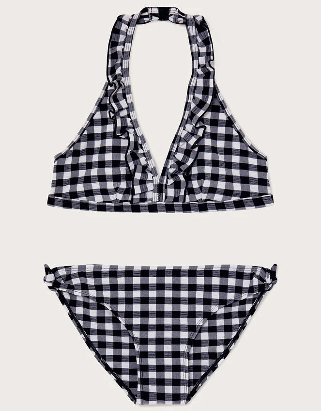 MONSOON Gingham Bikini Set Black 1 MONSOON Gingham Bikini Set Black