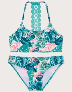 MONSOON Palm Crochet Bikini Set Ivory