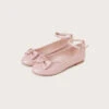 MONSOON Loveheart Patent Ballerina Flats Pink