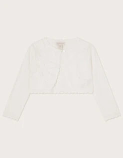 MONSOON 3D Petal Cardigan Ivory