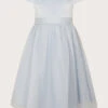 MONSOON Tulle Bridesmaid Dress Grey