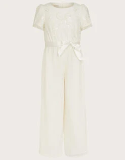 MONSOON Tula Bridesmaid Jumpsuit Ivory