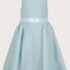 MONSOON Holly Duchess Twill Bridesmaids Dress Green