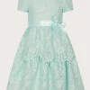 MONSOON Nicole Lace Dress Green