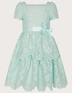 MONSOON Nicole Lace Dress Green
