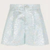 MONSOON Sienna Jacquard Shorts Blue