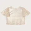 MONSOON Rya Shimmer Top Gold
