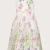MONSOON Maddy Meadow Flower Organza Dress Multi